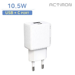 가정용 10.5W 2포트 충전기( USB+C ) MON-TC7-10W-CU